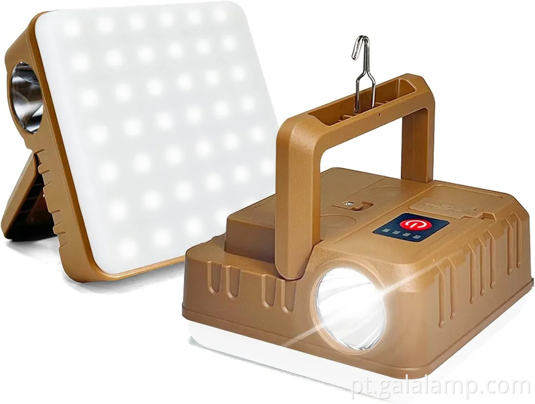 LED recarregável Bulbo de acampamento com energia USB para aventuras